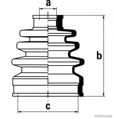 комплект маншон, полуоска J2860502