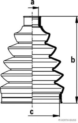 комплект маншон, полуоска J2860907