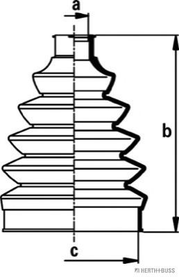 комплект маншон, полуоска J2860908