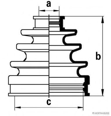 комплект маншон, полуоска