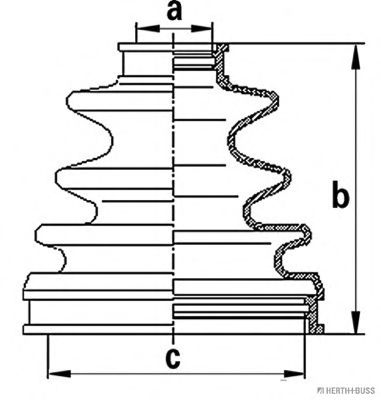 комплект маншон, полуоска J2862005