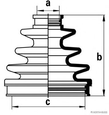 комплект маншон, полуоска J2862006