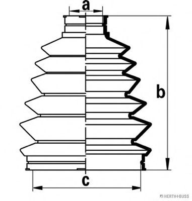 комплект маншон, полуоска J2862022