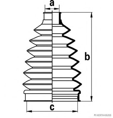 комплект маншон, полуоска J2865011
