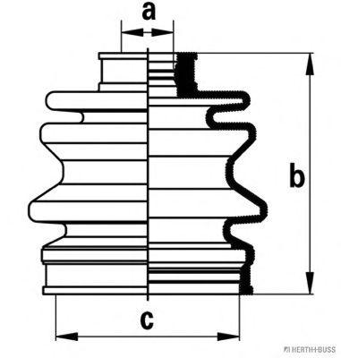 комплект маншон, полуоска J2868002
