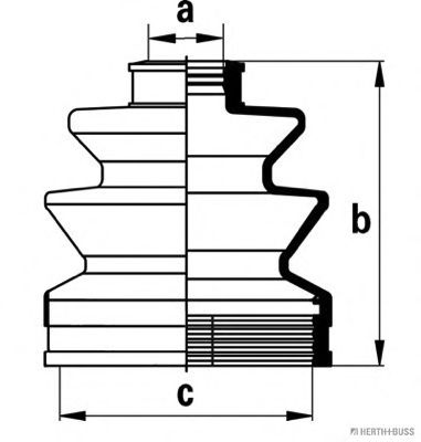 комплект маншон, полуоска J2880507