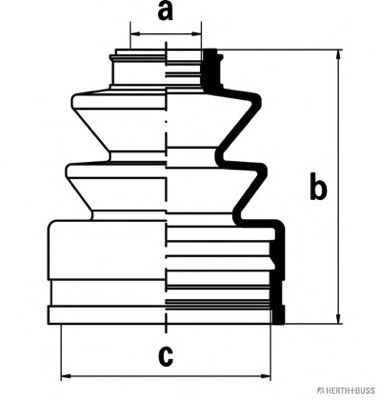 комплект маншон, полуоска J2882002