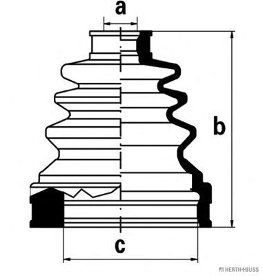 комплект маншон, полуоска J2882007