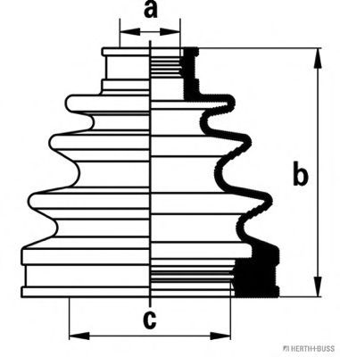 комплект маншон, полуоска J2882017