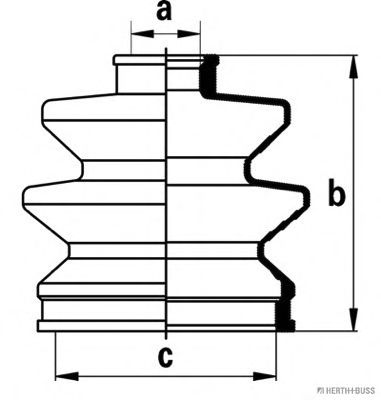 комплект маншон, полуоска J2884002