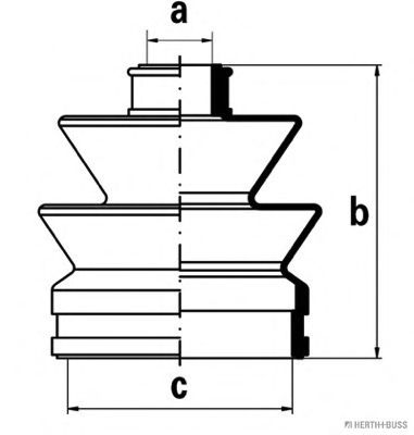 комплект маншон, полуоска J2884012