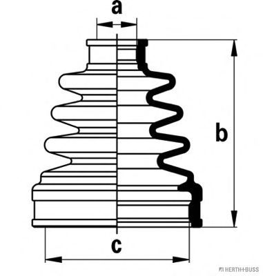 комплект маншон, полуоска J2888013