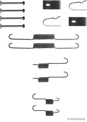 комплект принадлежности, спирани челюсти