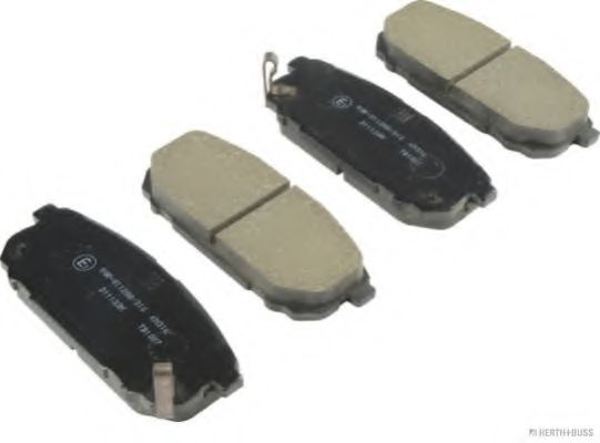 комплект спирачно феродо, дискови спирачки