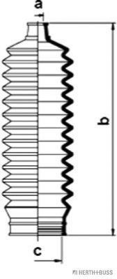 комплект маншон, кормилно управление J4100500