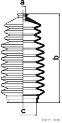 комплект маншон, кормилно управление J4101002
