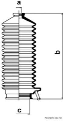 комплект маншон, кормилно управление J4101011