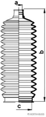 комплект маншон, кормилно управление J4102006