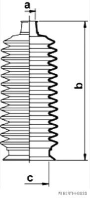 комплект маншон, кормилно управление J4102015
