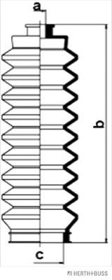 комплект маншон, кормилно управление J4104002