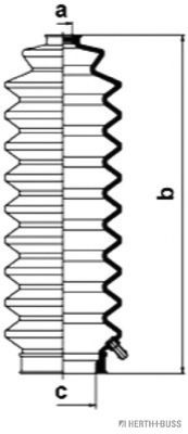 комплект маншон, кормилно управление J4104007