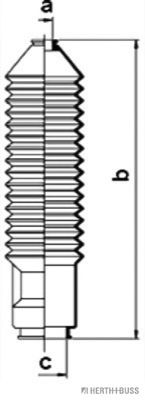комплект маншон, кормилно управление J4111001