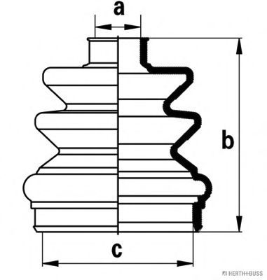 комплект маншон, полуоска J2881014