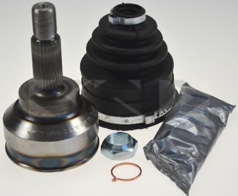 каре комплект, полуоска