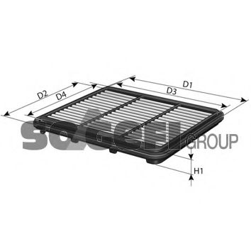 въздушен филтър CA10767