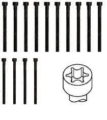 комплект болтове на капака на клап. (на цилиндровата глава)