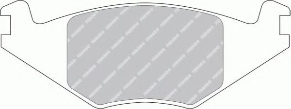 комплект спирачно феродо, дискови спирачки FDB385G