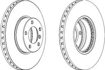 спирачен диск DDF1202C-1