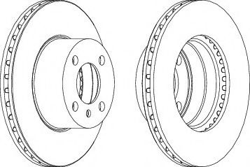 спирачен диск DDF165-1