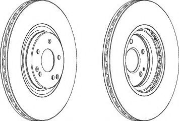 спирачен диск DDF1856C-1