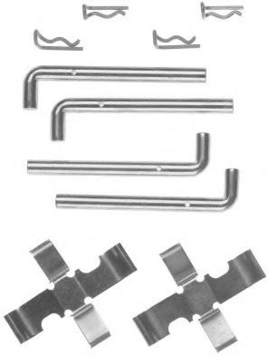 комплект принадлежности, дискови накладки FBA415