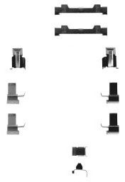 комплект принадлежности, дискови накладки FBA465