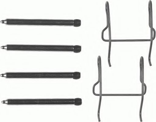 комплект принадлежности, дискови накладки FBA477