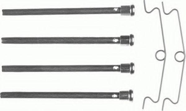 комплект принадлежности, дискови накладки FBA496