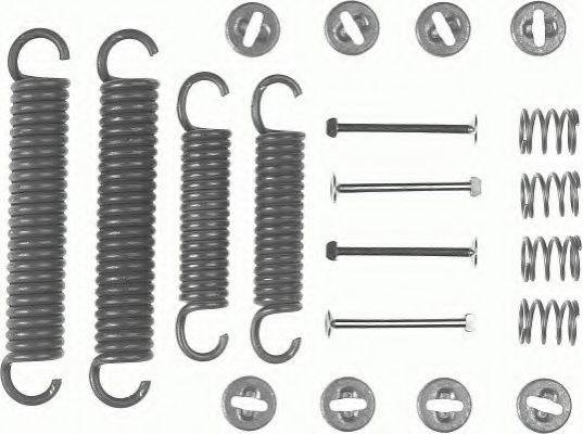 комплект принадлежности, спирани челюсти