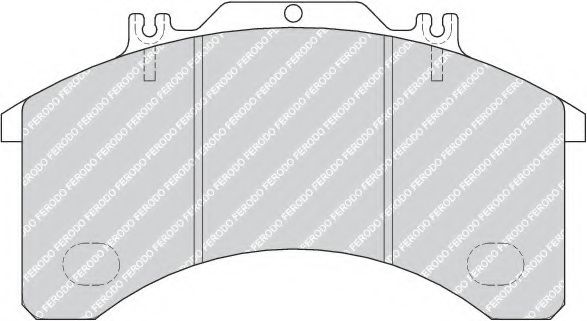 комплект спирачно феродо, дискови спирачки FCV770