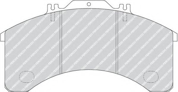 комплект спирачно феродо, дискови спирачки FCV773