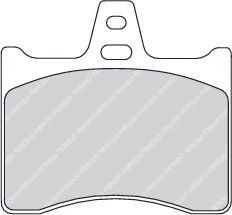 комплект спирачно феродо, дискови спирачки FDB1070