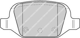комплект спирачно феродо, дискови спирачки FDB1324