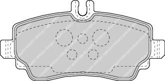 комплект спирачно феродо, дискови спирачки FDB1356