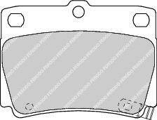 комплект спирачно феродо, дискови спирачки FDB1570