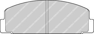 комплект спирачно феродо, дискови спирачки FDB252