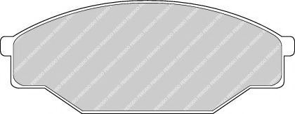 комплект спирачно феродо, дискови спирачки FDB318