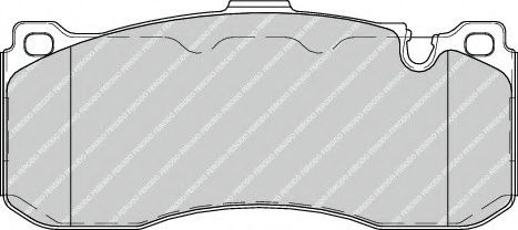 комплект спирачно феродо, дискови спирачки FDB4218