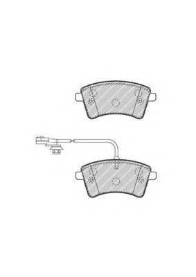 комплект спирачно феродо, дискови спирачки FDB4340