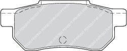 комплект спирачно феродо, дискови спирачки FDB472